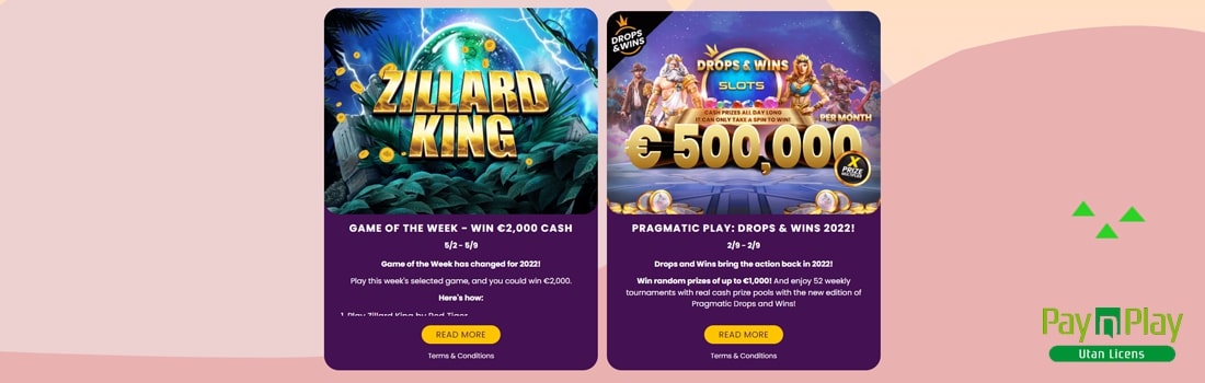 Mount Gold Casino bonus