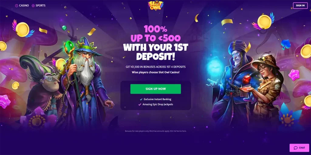 Slot Owl Välkomstbonus