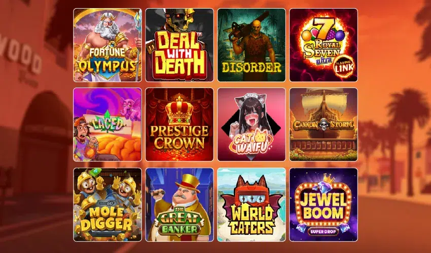 Snatch casino spelutbud. Fortune of Olympus. Deal with Death, Disorder, 7 Royal seven ultra, flaming link, Laced, Prestige Crown, Cat Waifu, Cannon storm, Mole Digger, The Great Banker, World Eaters, Jewel Boom, super drop.