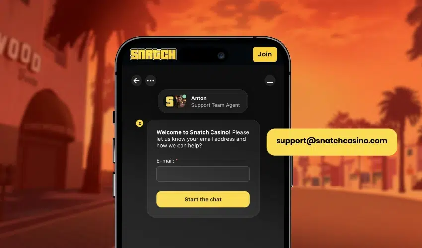 Snatch casino kundtjänst. Snatch, join, Anton support team agent, Welcome to snatch casino! Please let us know your email address and how we can help? E-mail: star the chat. support@snatchcasino.com.