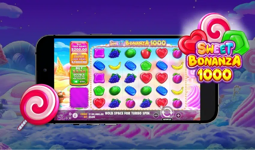 Hugo casino mobilcasino. Sweet Bonanza 1000, Buy free spins, $200.00, Buy super free spins, $1,000.00, Bet $2.50, Double Chance to win feature -> off. i, credit $100,000.00, Bet $2.00, Hold space for turbo spin, Autoplay, Sweet Bonanza 1000.
