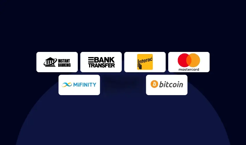Hugo casino betalningsmetoder. Instant Banking, Bank Transfer, Interac, Mastercard, Mifinity, Bitcoin.