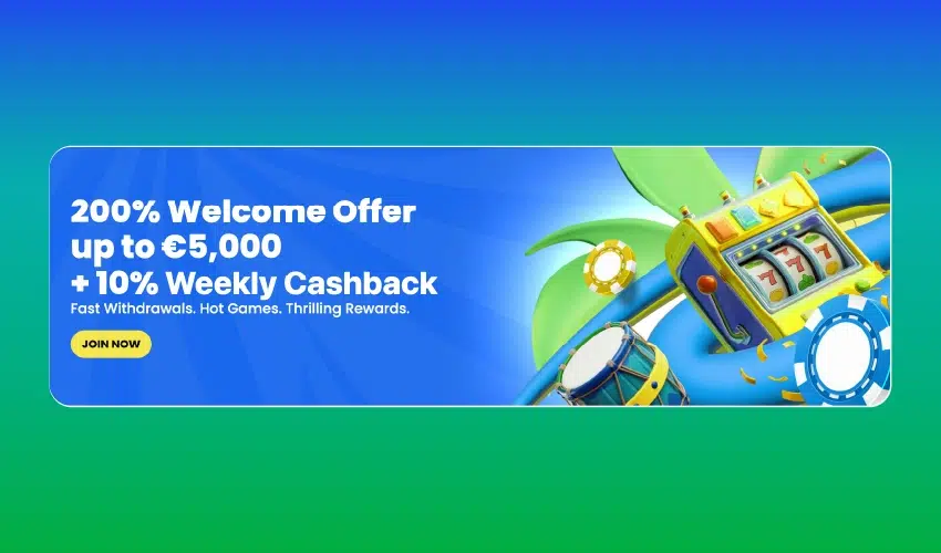 Samba slots casino bonusar. 200% welcome offer up to €5,000 + 10% Weekly cashback, fast withdrawals. Hot games. Thrilling rewards. Join now.