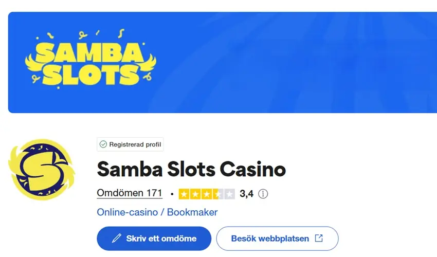 Samba slots casino
