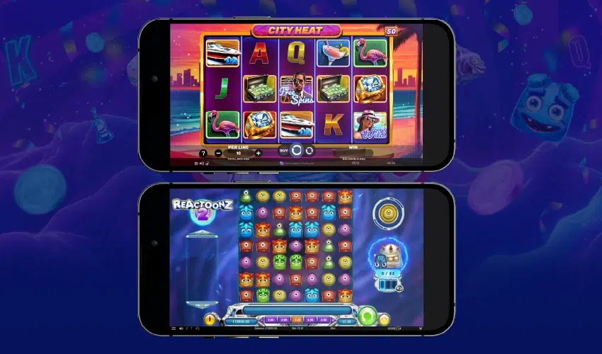 Sugarino casino 
City Heat 
Reactoonz 2 
