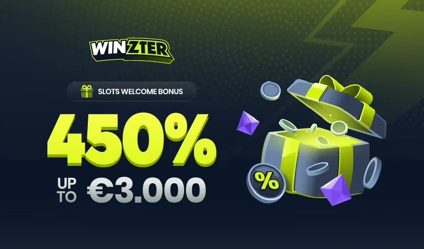 Winzter casino bonusar. Winzter Slots welcome bonus 450% up to €3.000. %