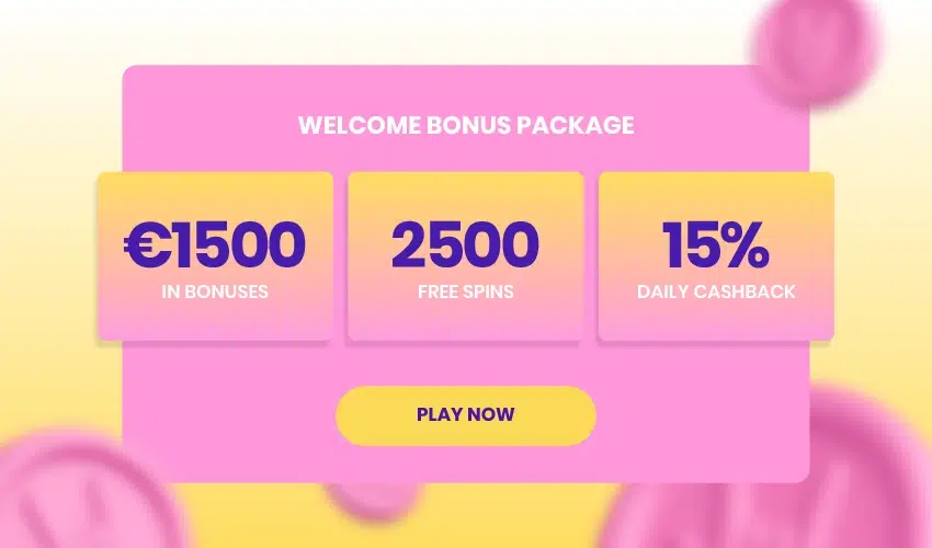 Lysti casino bonusar - Welcome bonus package €1500 in bonuses 2500 free spins 15% daily cashback Play now