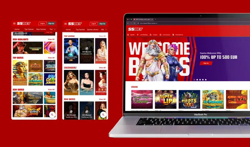 55bet Casino & Sportsbook