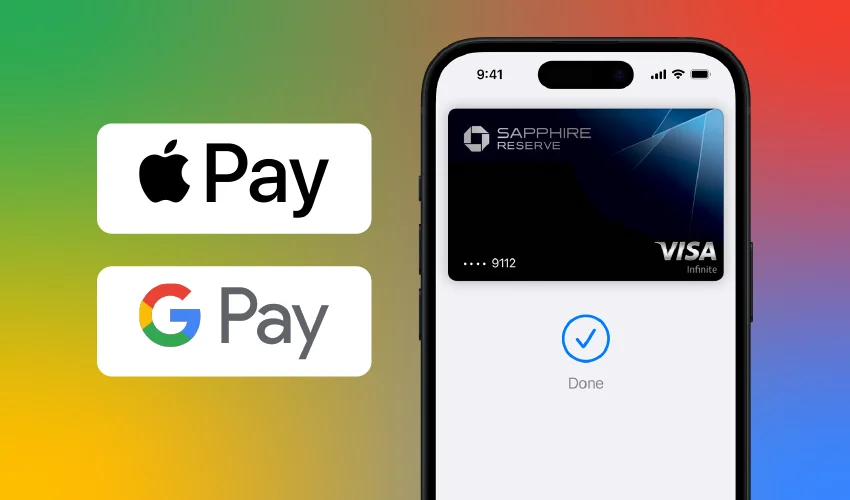 Apple Pay och Google Pay istället för Trustly